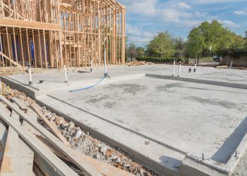 Slab-on-grade,Foundation,Footing,Timber,Frame,House,Under,Construction,In,Irving, Slab-on-grade,Foundation,Footing,Timber,Frame,House,Under,Construction,In,Irving,
